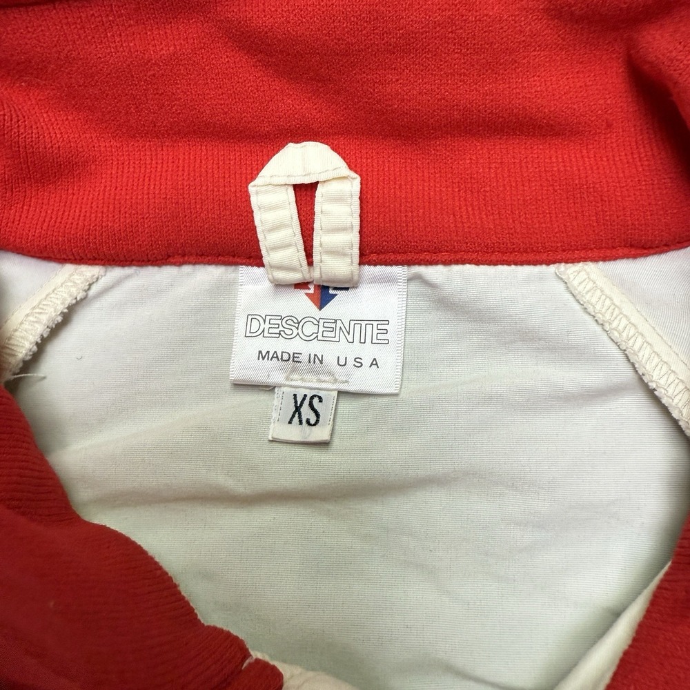 Vintage DESCENTE 1/2 Zip Pullover Ski Jacket Size XS USA Kangaroo Zip Pocket - Picture 4 of 7